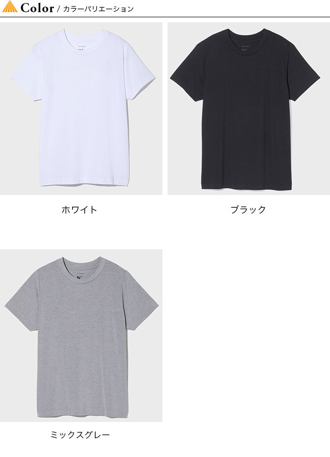 Discovery MEN'S_メインクルーグラフィックスリーブレス_2色 公式】MXP ベーシックライトショートスリーブクルー（メンズ