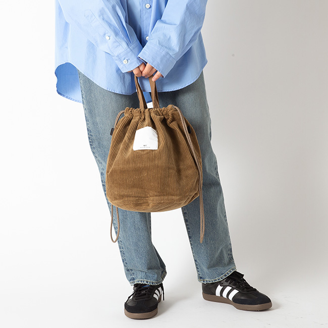 N P E NAPRON PATIENTS EFFECTS BAG コーデュロイペイシェントバッグ M