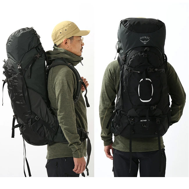 値下げ！【新品未使用！】登山ザック★オスプレー55L★レインカバー付き！ ファーポイント55・レインカバーセット | アウトドア用品・アウトドア