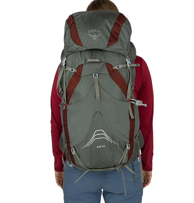 OSPREY オスプレー エイジャ 58 ウィメンズ OS50338 バック OSPREY オスプレー エイジャ 58 ウィメンズ OS50338 バック