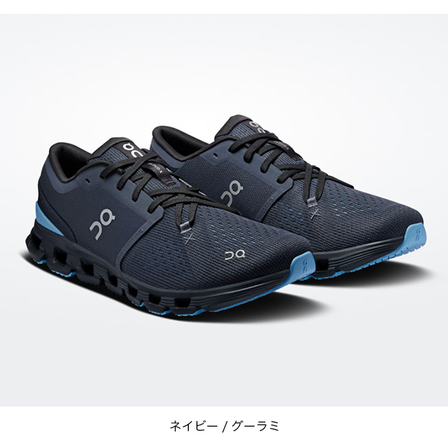 On（オン） クラウドX4 メンズ Cloud X4 靴 シューズ 黒 スニーカー 