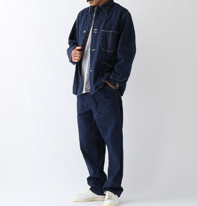orSlow orslow オアスロウ USネイビーユーティリティデニム orSlow orslow オアスロウ USネイビーユーティリティデニム