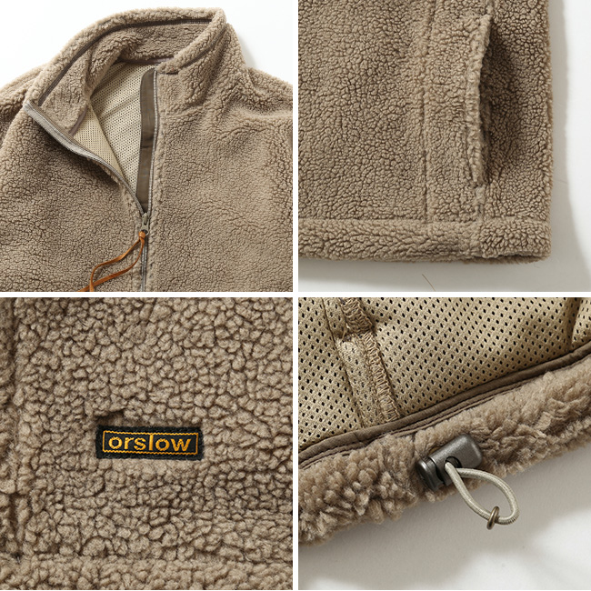 orSlow オアスロウ ボアフリース ジャケットFLEECE JACKET