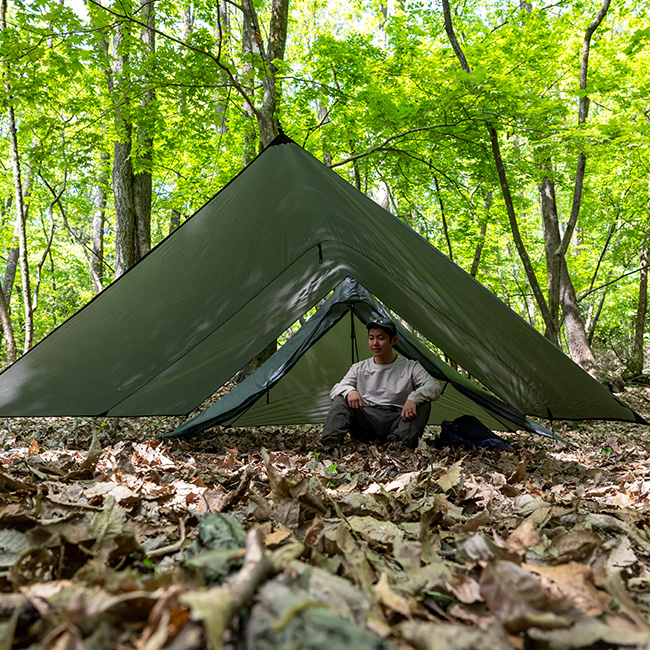 OHMI Equipment オウミエクイップメント エアロタープデュオ Aero Tarp