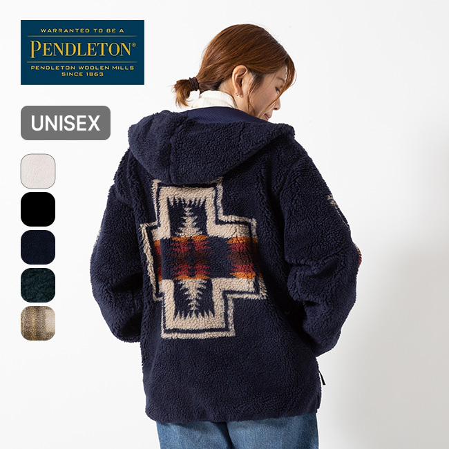 PENDLETON ペンドルトン ボアジップフーディ ユニセックス 4475-7016 フリース ボアフーディー 2024 秋冬