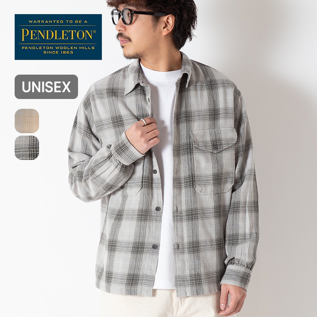 激シブ◎ Pendleton 長袖シャツ 肘当て付き PENDLETON（ペンドルトン） COPシャツ 6175-3003 CPO Shirt ユニ