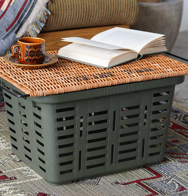FOLDING RATTAN TABLE -BY THE AROROG.- / フォールディング