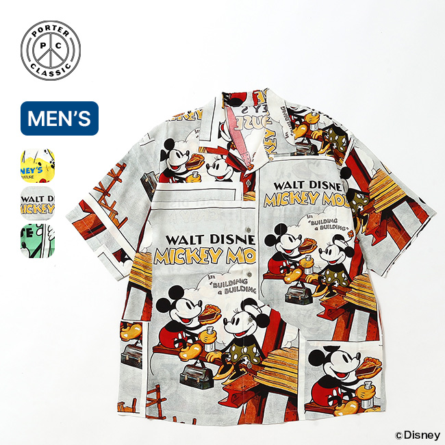 PORTER CLASSIC（ポータークラシック） DISNEY VP アロハシャツ ユニ