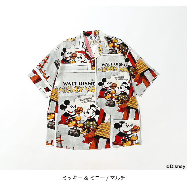 PORTER CLASSIC（ポータークラシック） DISNEY VP アロハシャツ ユニ