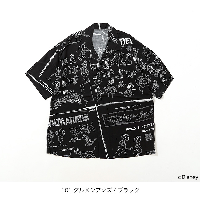 ポータークラシック　ディズニー　ショーツ PORTER CLASSIC（ポータークラシック） DISNEY MS アロハシャツ DP-024