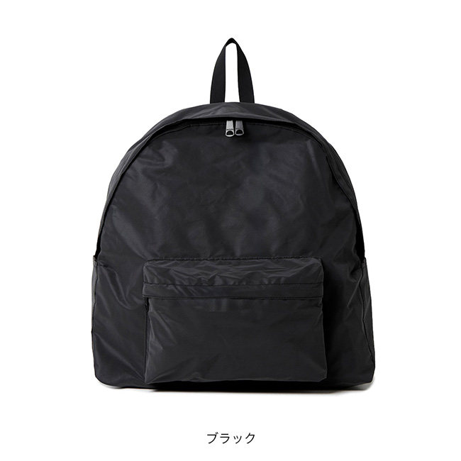 PACKING パッキング ブラックリフレクティブバックパック PA-057 BLACK