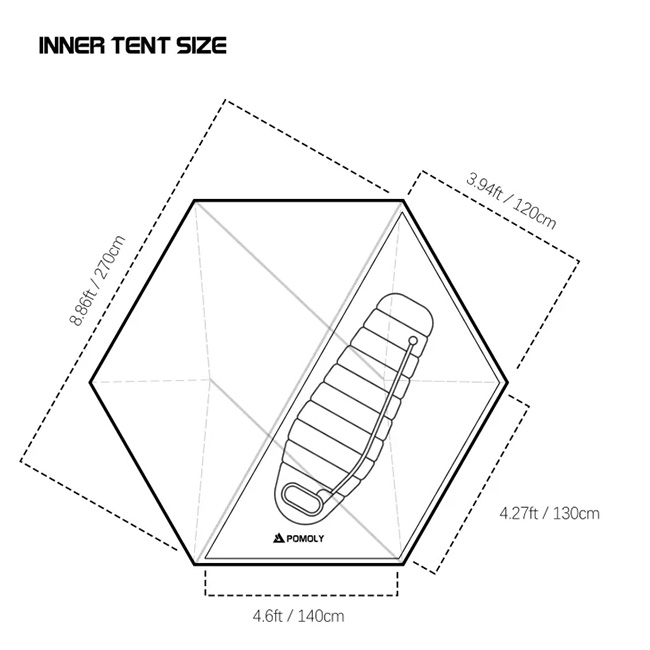 POMOLY ポモリー デューン ソロ 1人用 pml_ou00020_no_00 Dune Solo