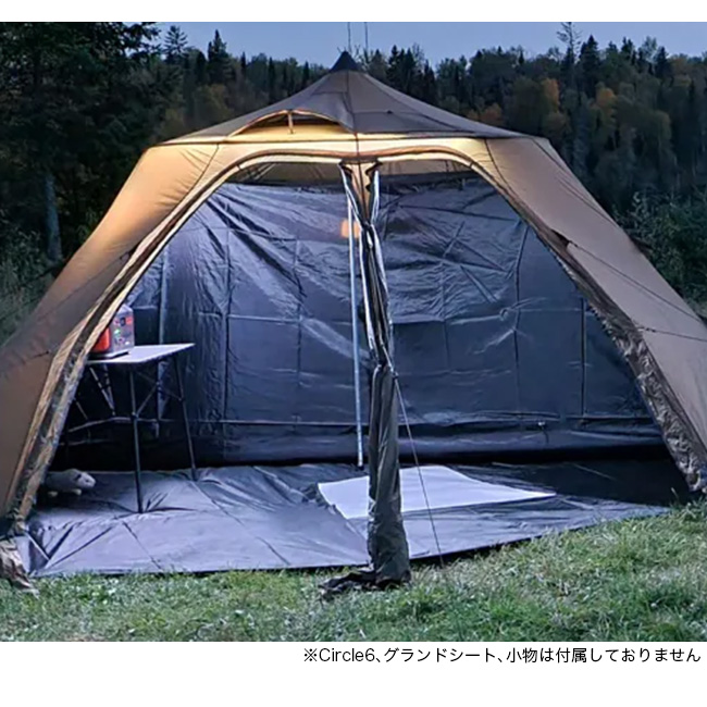 POMOLY ポモリー インナーテント Circle 6用 pml_ou00027_no_00 Inner