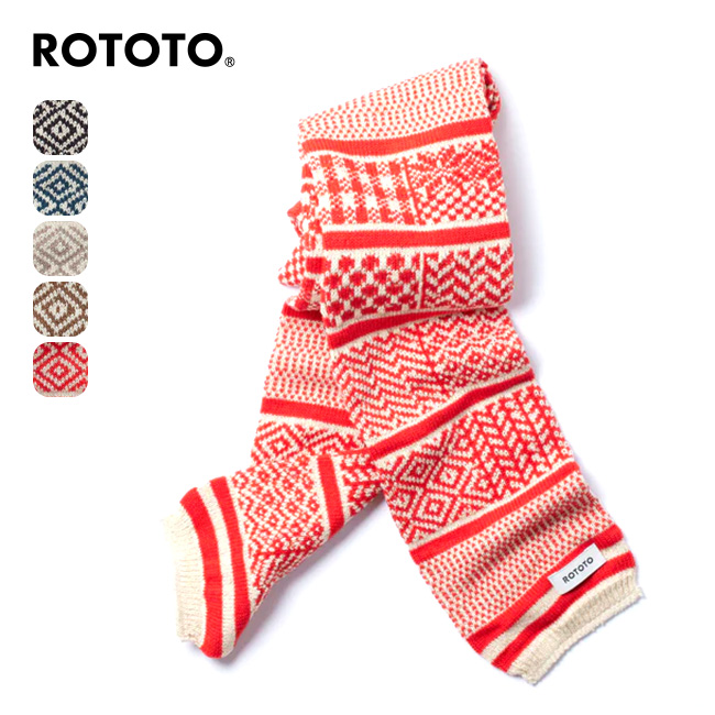 ROTOTO ロトト ロトトソックストール[マルチジャガード] R5056