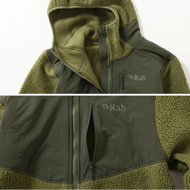 Rab ラブ アウトポストフーディ メンズ QFF-65 ミドルレイヤー