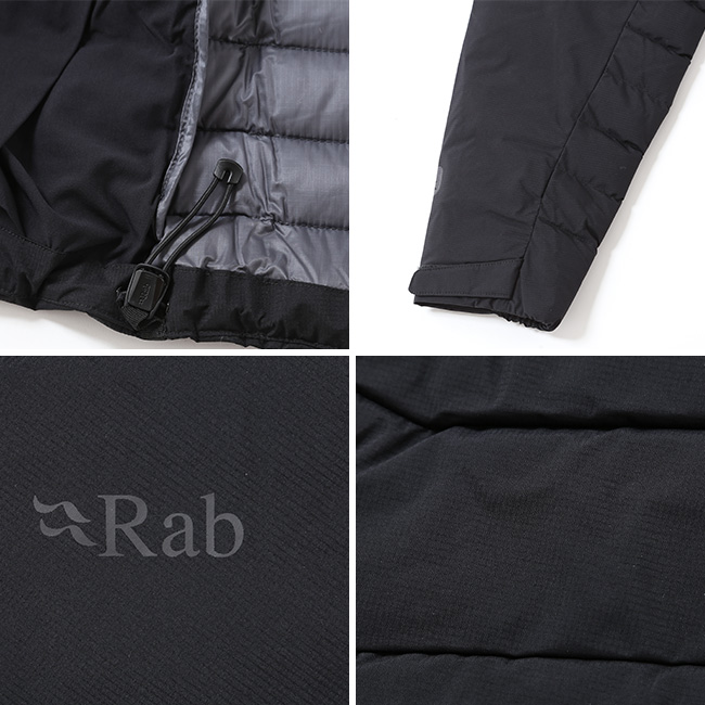 Rab（ラブ） インフィニティウィンドストッパーフーディ メンズ QDB-75