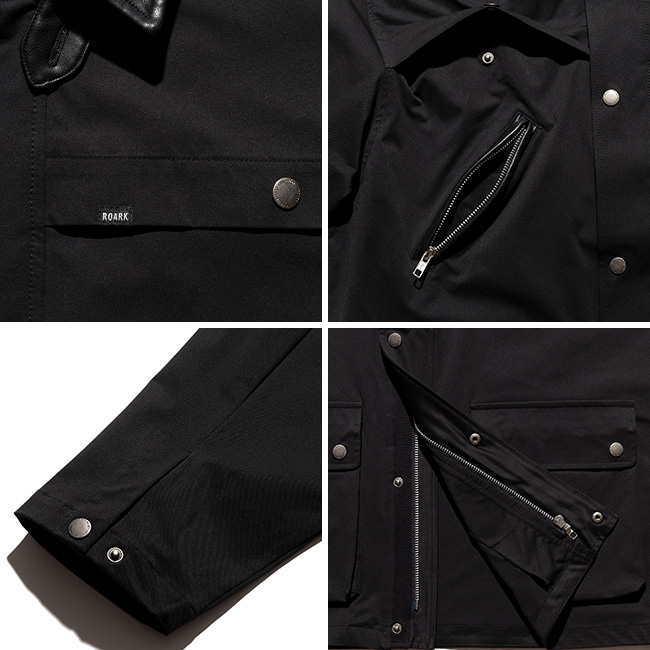 ROARK REVIVAL ロアークリバイバル ウェイポイントジャケット RJJ1157-BLK ROARK REVIVAL（ロアークリバイバル） ROARK ロアーク ウェイポイント