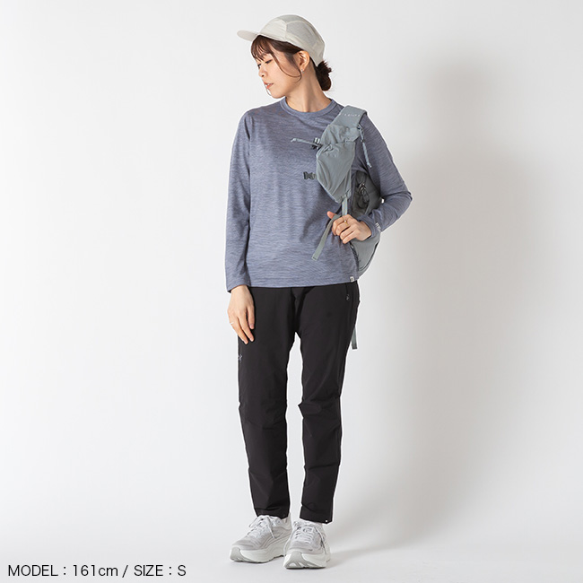 【Women's L チャコール系】 Ridge Mountain Gear ( リッジマウンテンギア ) メリノ ベーシック Tシャツ ロングスリーブ Merino Basic Tee Long Sleeve メリノ RIDGE MOUNTAIN GEAR リッジマウンテンギア メリノベーシックロング