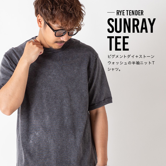 RYE TENDER ライテンダー サンレイTEE 20092500 RYE TENDER ライテンダー サンレイTEE 20092500 SUNRAY TEE メンズ
