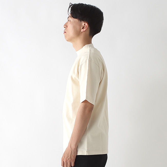 snow peak（スノーピーク） リサイクルコットンモックネックTシャツ TS