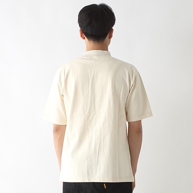 snow peak（スノーピーク） リサイクルコットンモックネックTシャツ TS