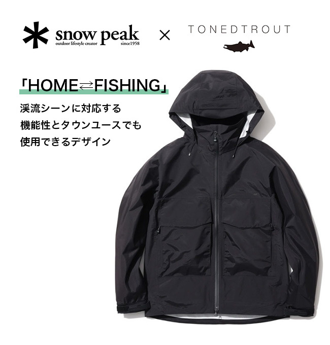 snow peak スノーピーク フィッシングシェルジャケット メンズ