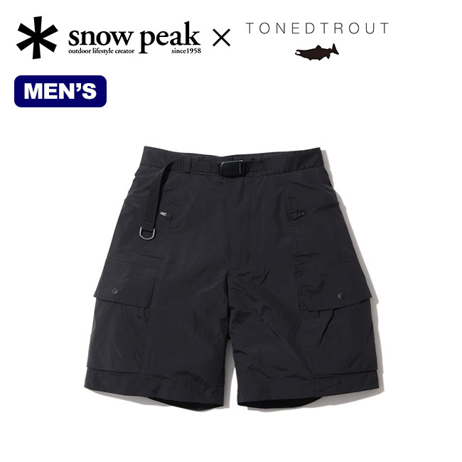snow peak スノーピーク カーゴショーツ メンズ TT2210-PT01 ハーフパンツ ショートパンツ ボトムス トーンドトラウトコラボ