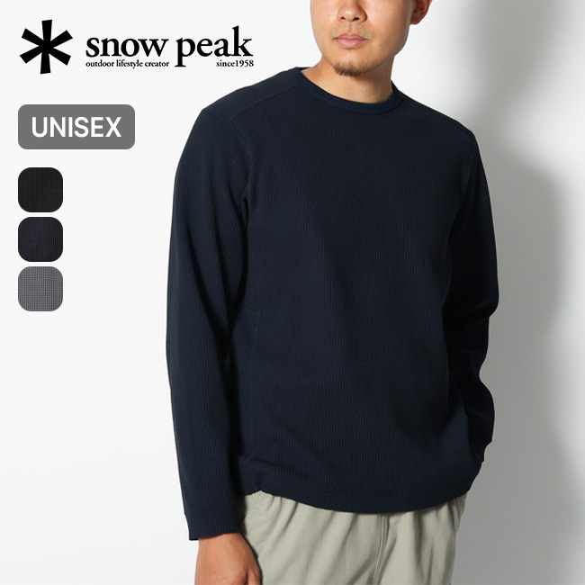 セール snow peak スノーピーク ドライワッフルロングスリーブTシャツ : s06-1440 : OutdoorStyle サンデーマウンテン  - 通販 - Yahoo!ショッピング