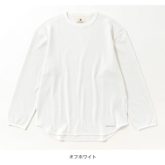 snow peak（スノーピーク） ドライワッフルL/S Tシャツ CS-26SU001