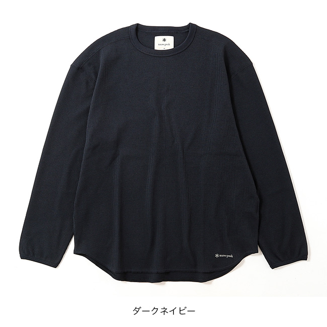 snow peak（スノーピーク） ドライワッフルL/S Tシャツ CS-26SU001