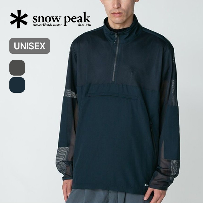 snow peak（スノーピーク） インセクトシールドメッシュプルオーバー