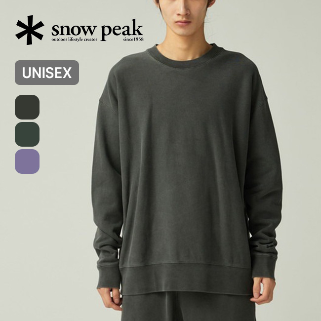 snow peak（スノーピーク） ガーメントダイドプルオーバー SW-25AU012