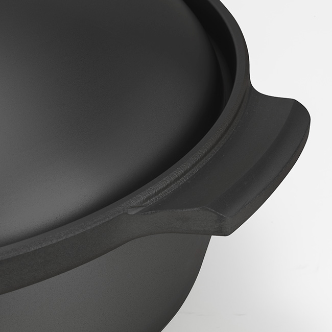 snow peak（スノーピーク） 野宴鍋30 ブラック 内部セラミックコート