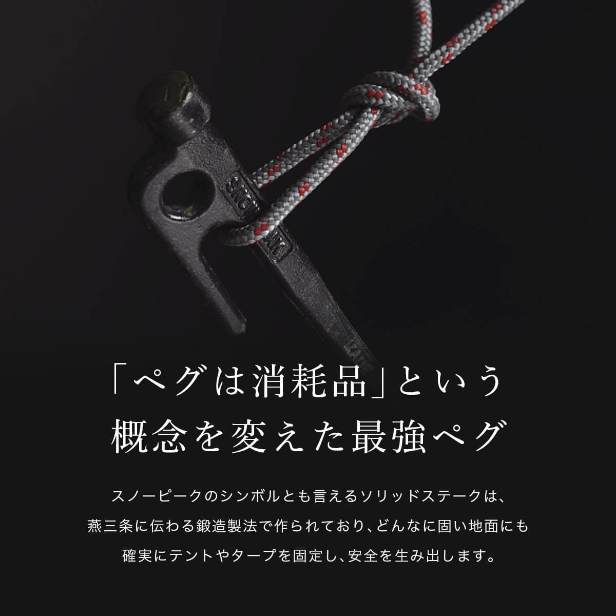 snow peak スノーピーク ソリッドステーク30 : OutdoorStyle