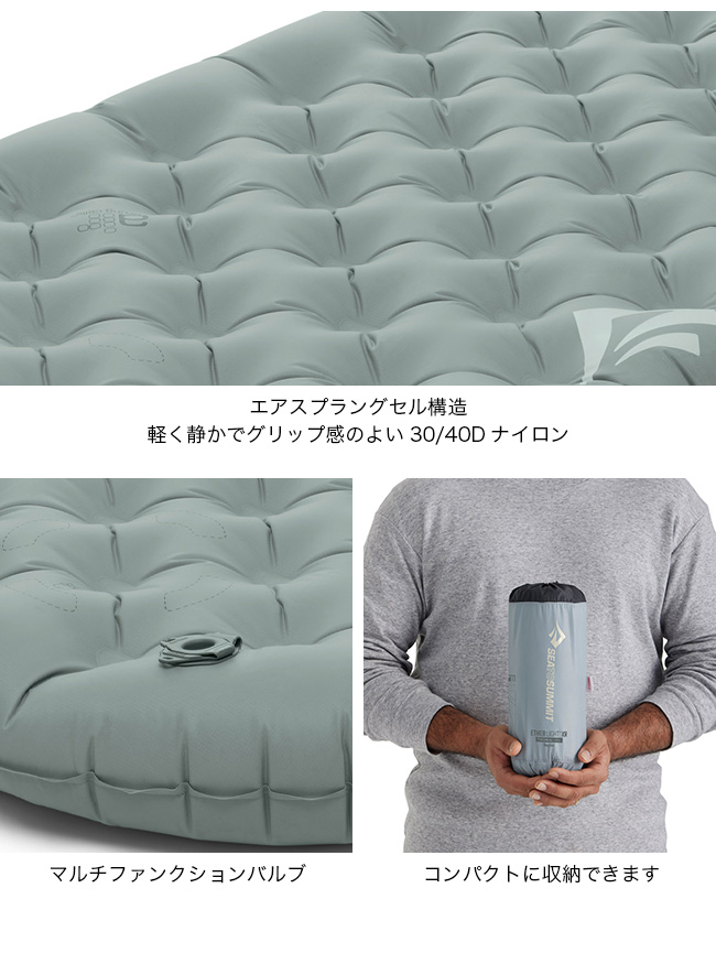 【新品未使用】シートゥサミット　イーサーライトXRマットR イーサーライトXRマット(スモール ￥30910 ダークグレー