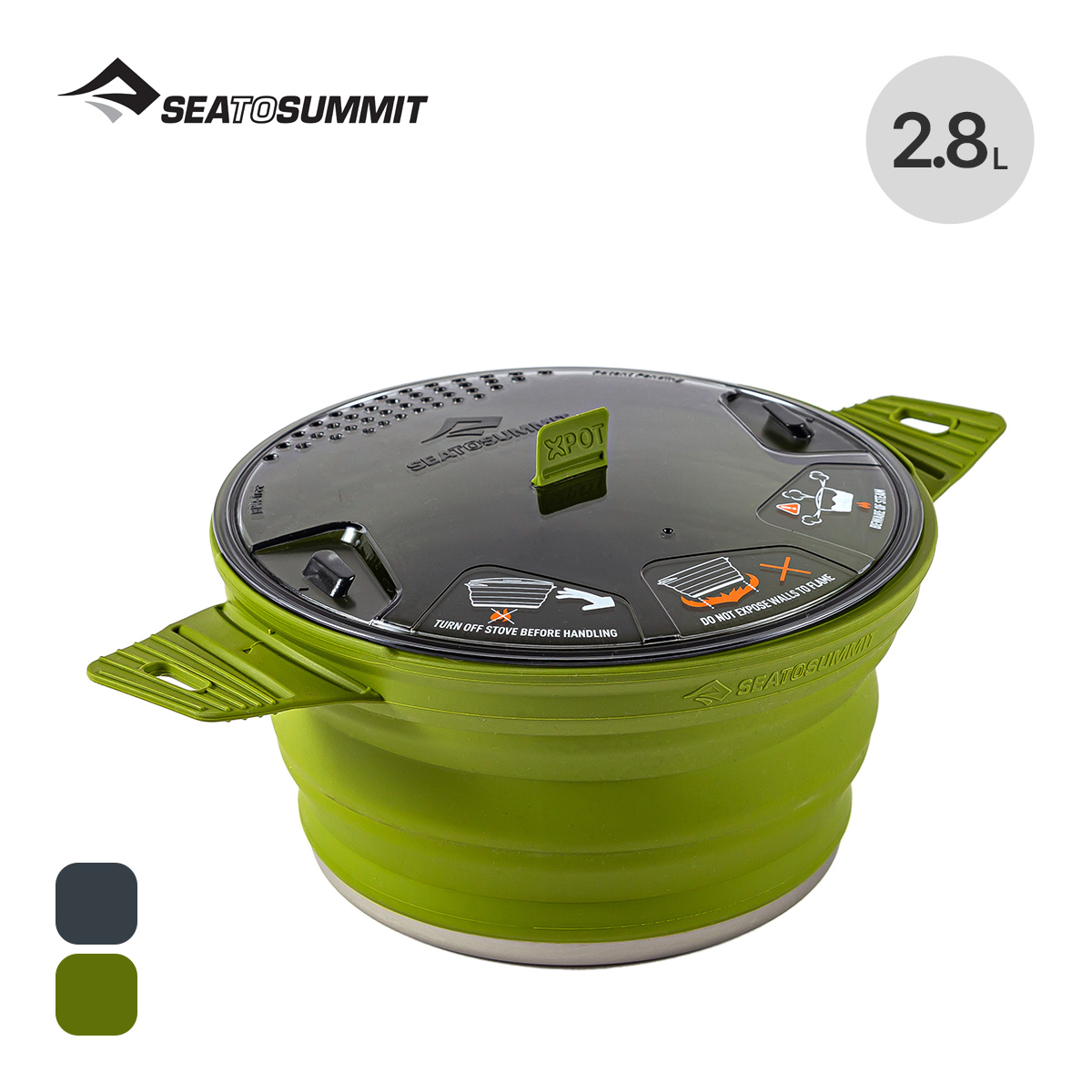 SEA TO SUMMIT シートゥサミット X-ポット 2.8L :s07131:OutdoorStyle サンデーマウンテン - 通販 -  Yahoo!ショッピング