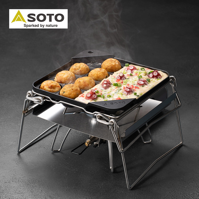 SOTO ソト カコム たこ焼きプレート ST-3114 バーナー レギュレーター