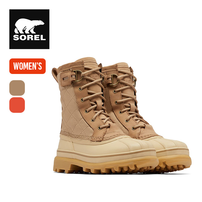 オファー sorel ブーツ 穴開き