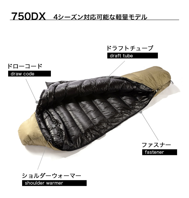 NANGA×SUNDAY MOUNTAIN ナンガ×サンデーマウンテン オーロラライトJP 750DX シュラフ 寝袋 リミテッドダウンシュラフ  4シーズン 日本製 : s15022 : OutdoorStyle サンデーマウンテン - 通販 - Yahoo!ショッピング