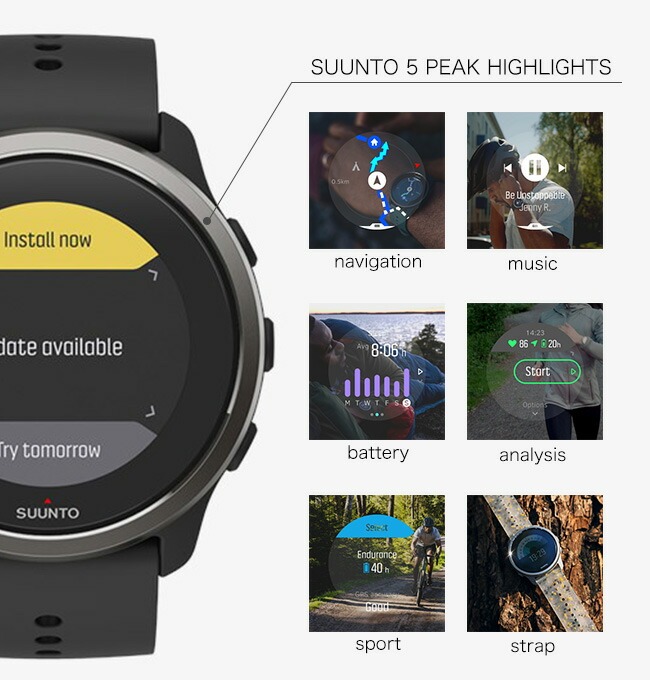 SUUNTO スント スント5ピーク ウォッチ 時計 腕時計 方位磁石 マルチ