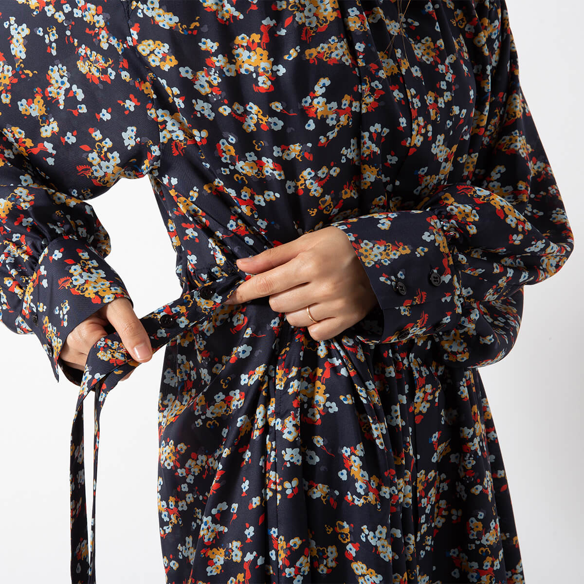 THE SHINZONE ザ シンゾーン アリッサムプリンテッドドレス