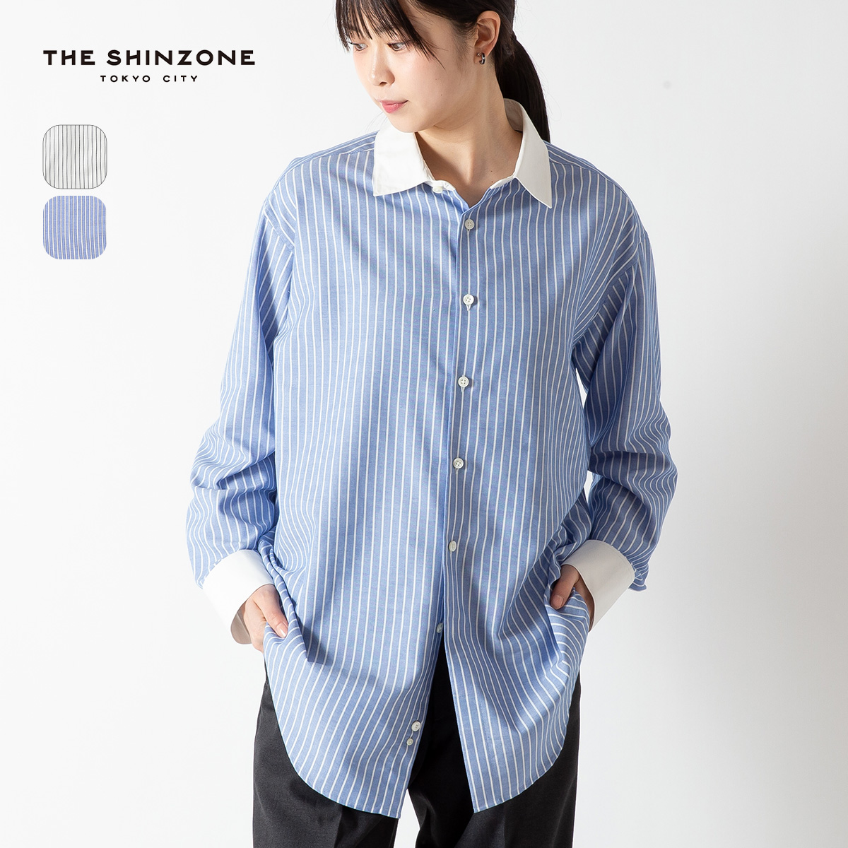 THE SHINZONE ザ シンゾーン クレリックシャツ 26SMSBL05 CLERIC SHIRT
