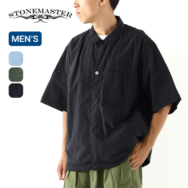 stonemaster フィールドシャツ ナイロンダイ オックスフォード STONEMASTER ストーンマスター SMフィールドシャツSSフェザーナイロン