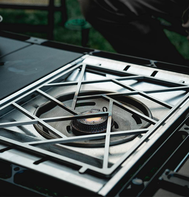 37CAMP（37キャンプ） サンナナキャンプ フラット五徳 ステンレス製