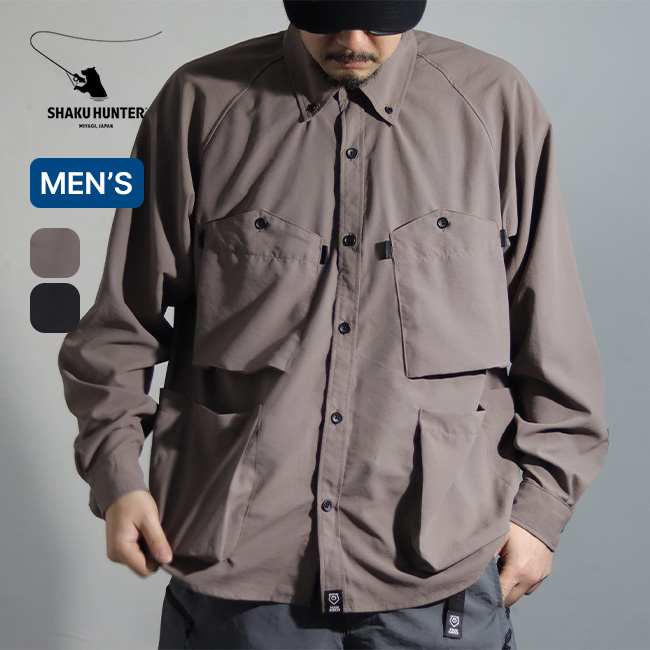 SHAKU HUNTER シャクハンター ベアークライムJシャツ SHAKU HUNTER シャクハンター ベアークライムJシャツ BEAR CLIMB J