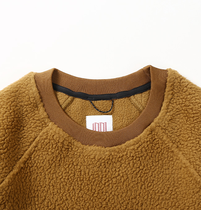 TOPO DESIGNS トポデザイン マウンテンフリースクルーネック