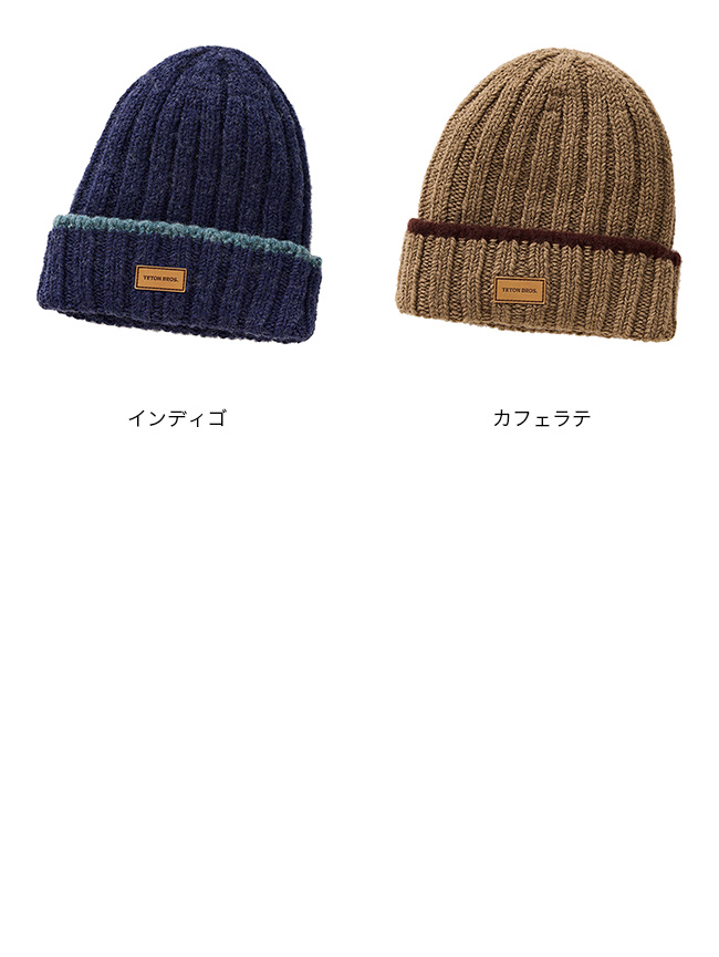 【新品未使用】TETON BROS.ニット帽アイボリー／リブティービー ティートンブロス ニット帽 ビーニー 帽子 メンズ レディース Teton