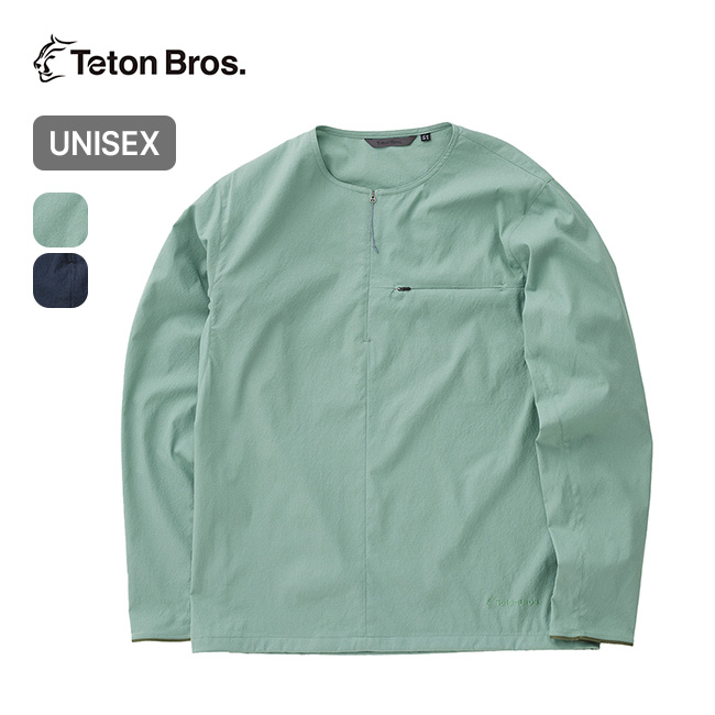 Teton Bros.（ティートンブロス） チルハーフジップシャツ ユニ