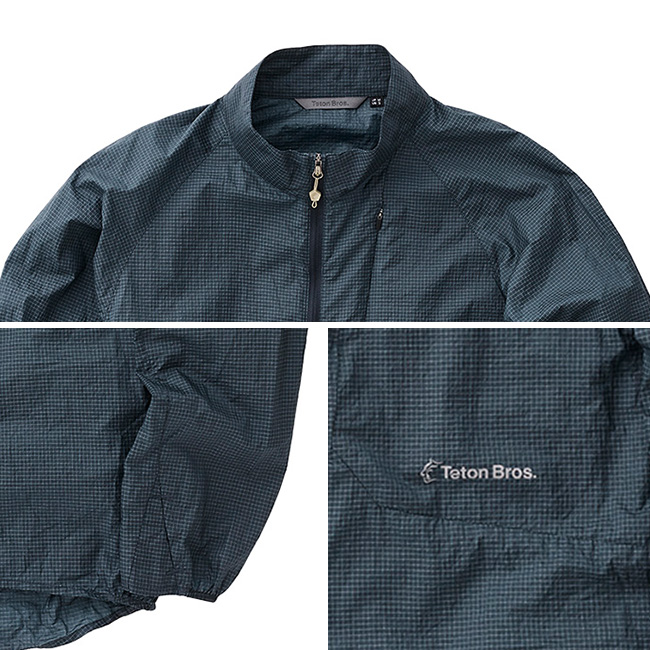 【最終価格〜31日】Teton Bros rock jacket グレーMサイズ Teton Bros. / Rock Jacket（非常に丈夫で超軽量なジャケット