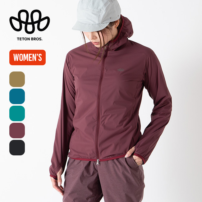 Teton Bros ウインドリバーフーディ M ブラック ポケッタブル Teton Bros. W's Wind River Hoody – STRIDE LAB NASU